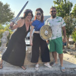 Actividad temática familiar en camping